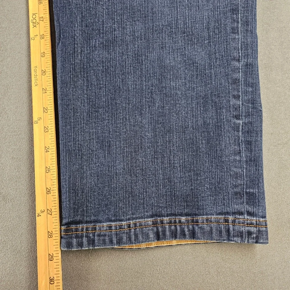 Duluth Trading Co Jeans Mens 48x30 Blue Relaxed Ballroom Double Flex 36336